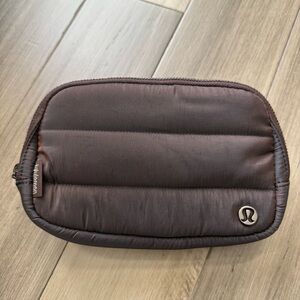 lululemon athletica Quilted Crossbody Pouch in Dark Brown
